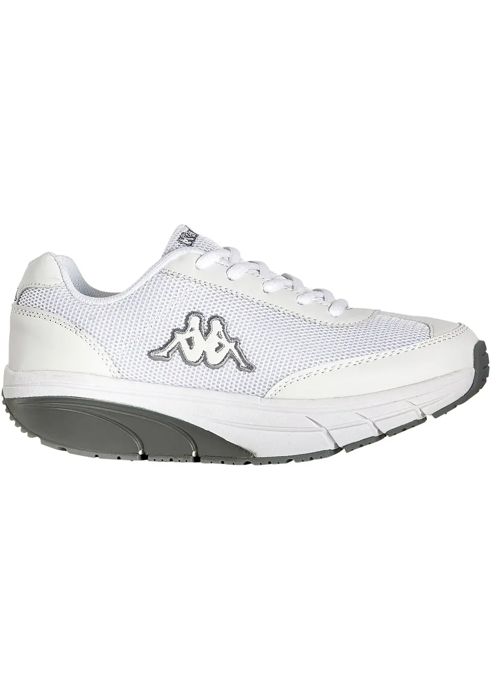 Chaussures de sport Kappa extremement confortables blanc gris