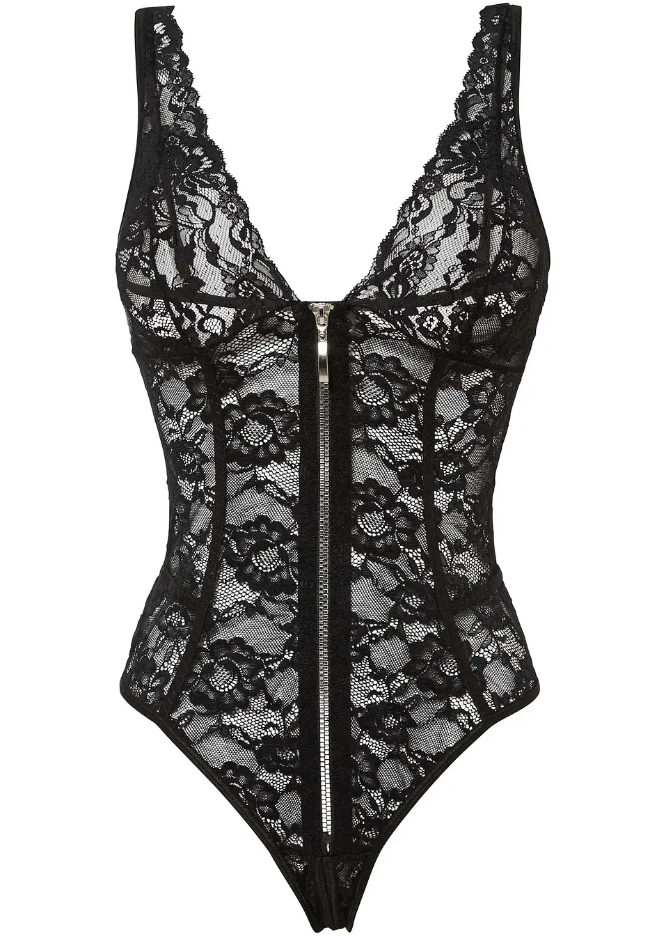 Body Noir Sexy Boohoo - Fermeture à Pressions (Snap Bottom) - Taille 6 - Neuf Avec étiquette