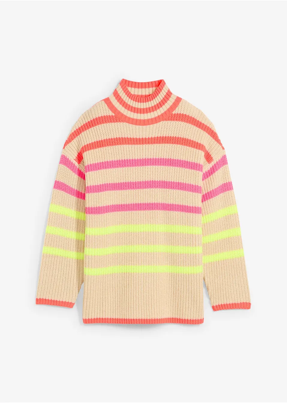 Pull 100% Soie Naturelle Kenly Silk - Taille L (40) - Rayures Multicolores - Neuf étiqueté