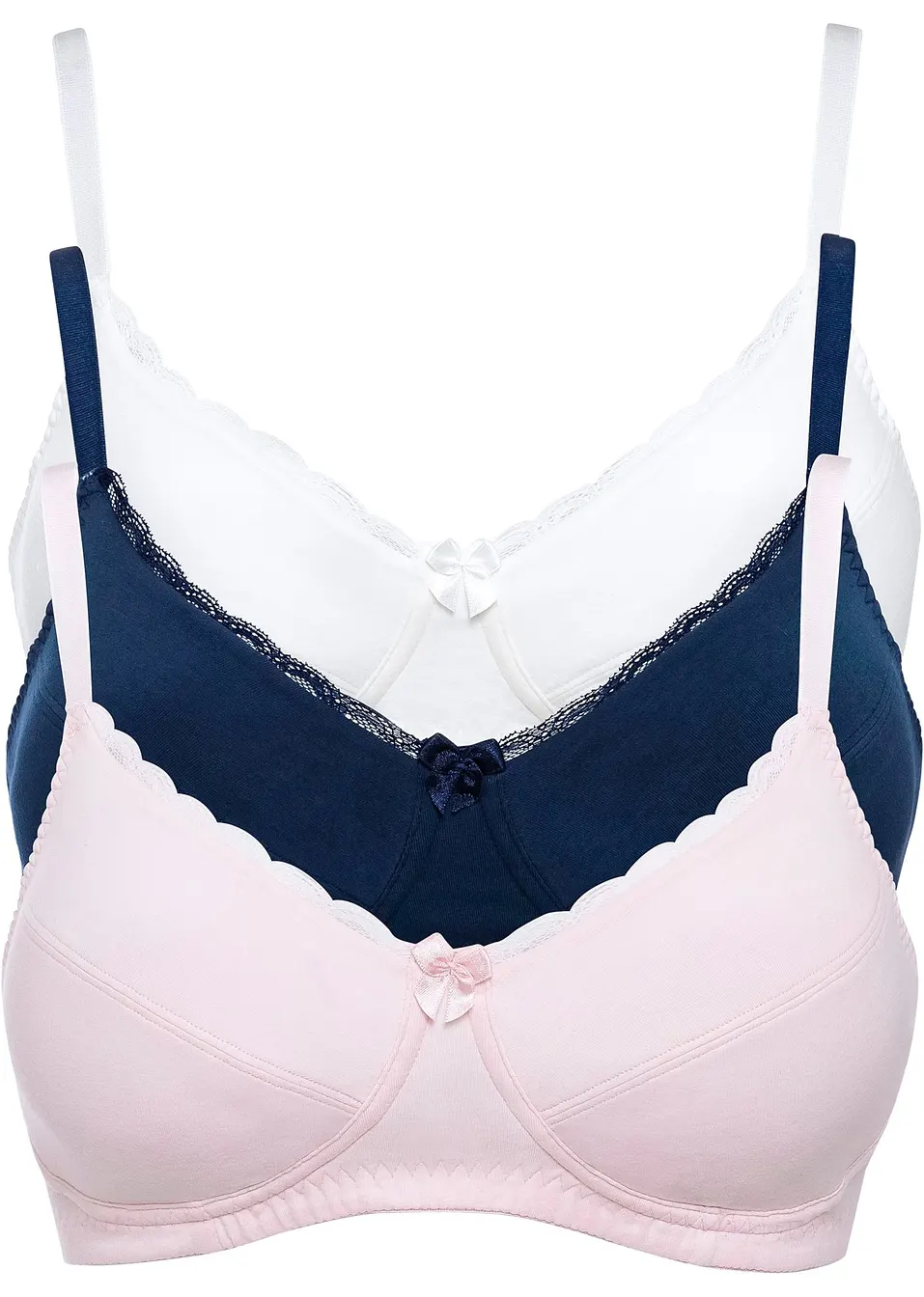 Soutien-gorge Pratique à Fermeture Devant Sans Armatures Avec Coton