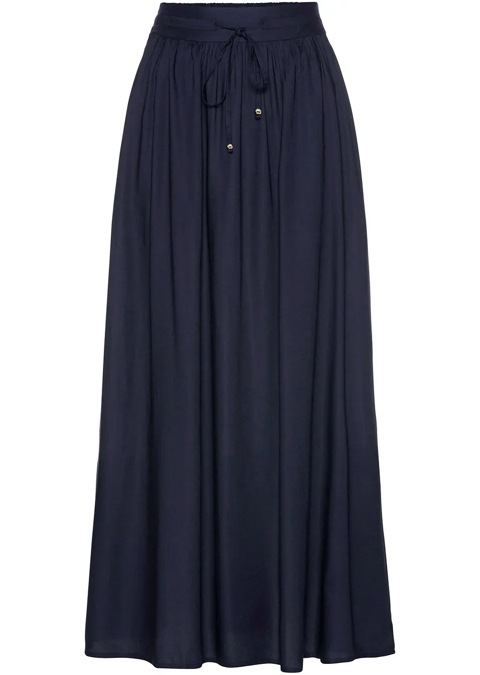 Jupe Wallis Femme Bleu A-Line – Taille 14, Viscose, Zippée, Fente, Taille élastique
