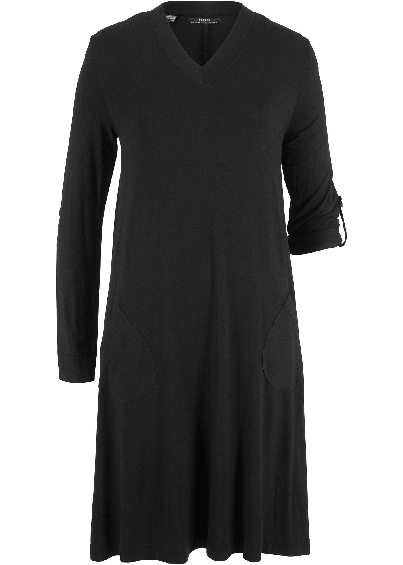 Robe à manches retroussées