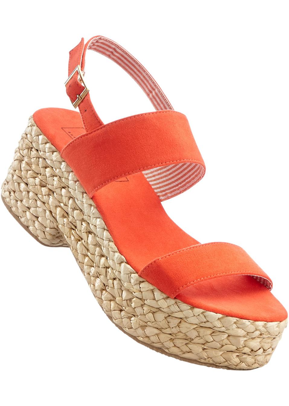 sandales femme orange
