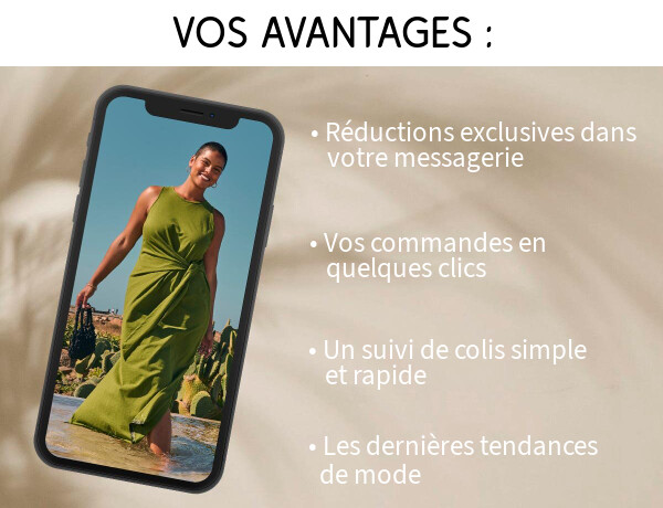 Avantages de l'application bonprix >