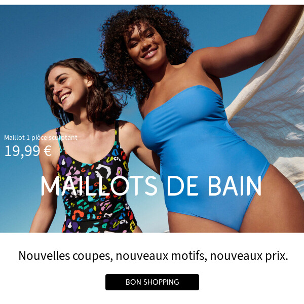Nouveautés maillots de bain >