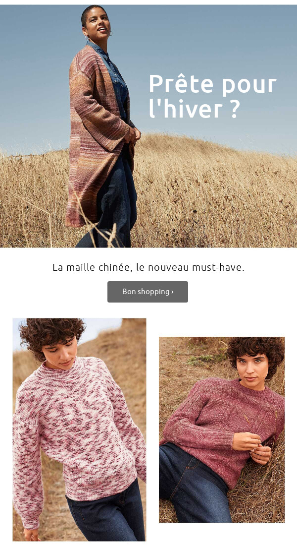 Maille chinée >