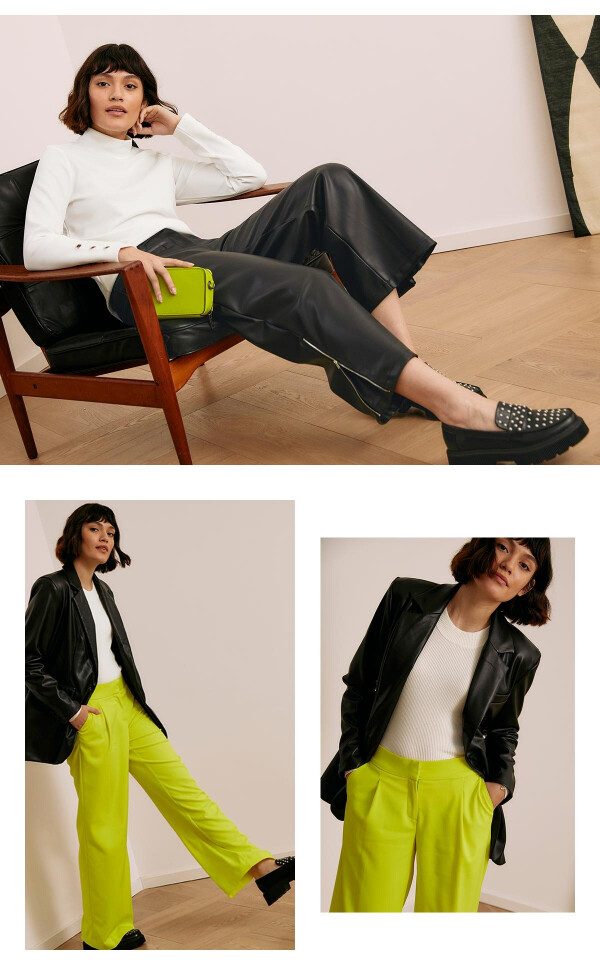 Monochrome x citron vert >